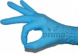 Перчатки нитриловые смотровые высокой тактильной чувствительности (голубые)